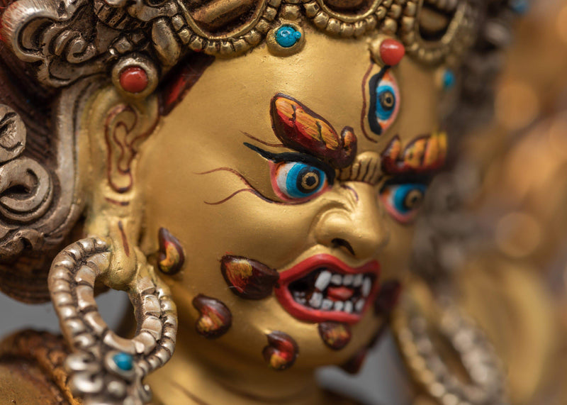 Vajrapani Bodhisattva Statue | Traditional Buddhist Art