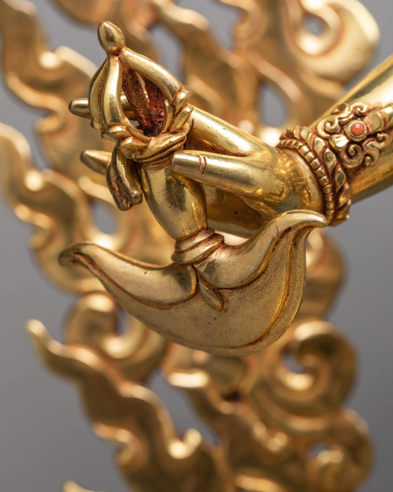 Vajrayogini Statue | Dakini Statue | Purely 24k Gold Gilded