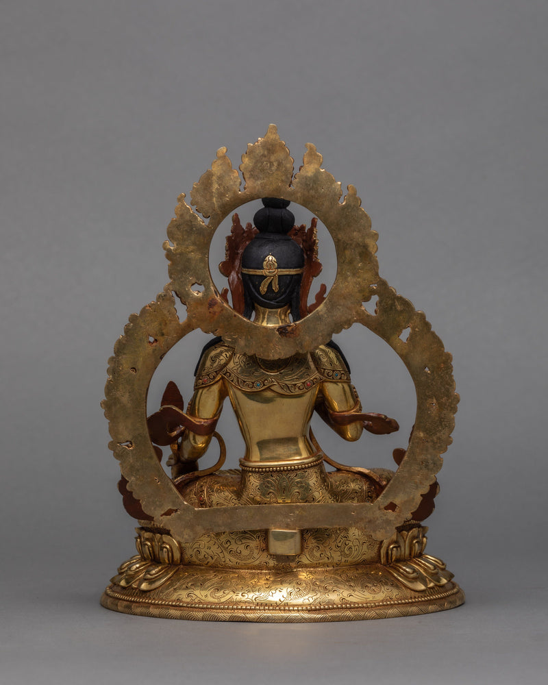 Vasudhara Statue | Vasudhara Dharani | Purely Gilded in 24K Gold