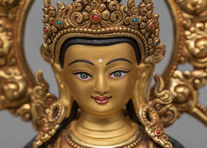 Vasudhara Statue | Vasudhara Dharani | Purely Gilded in 24K Gold