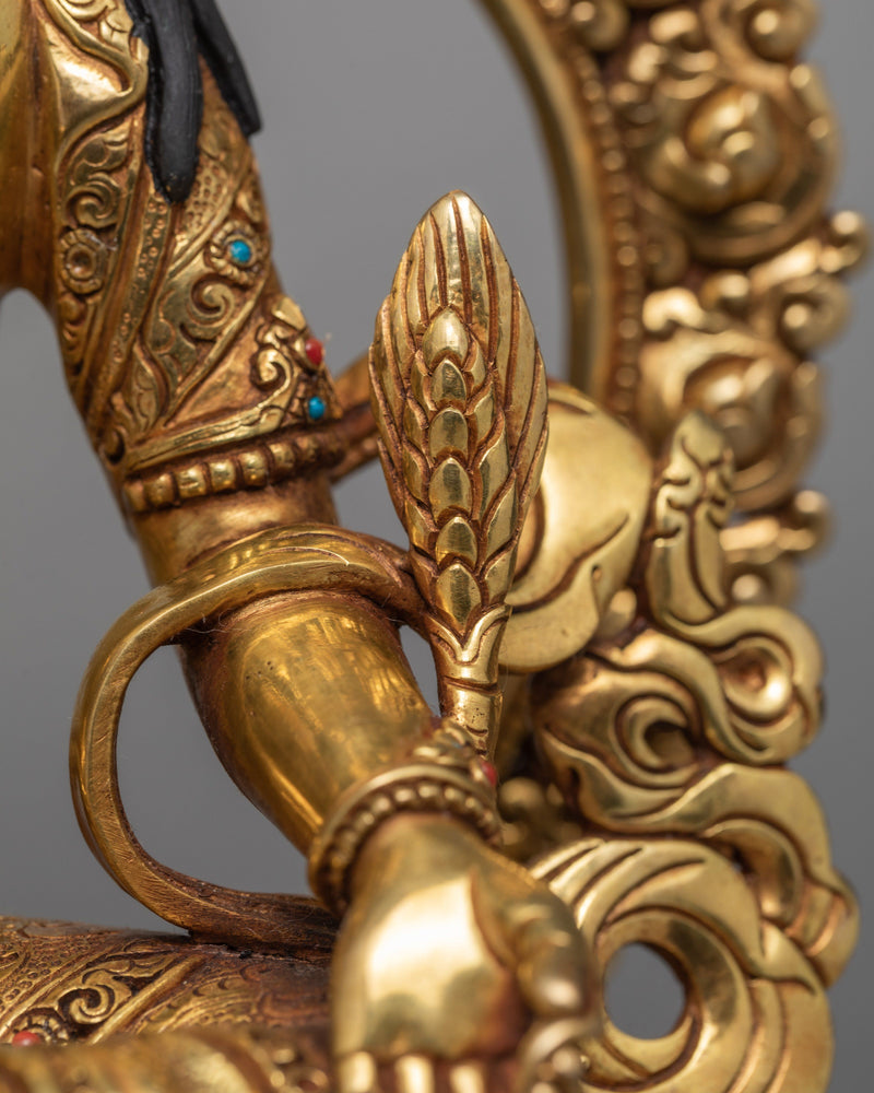 Vasudhara Statue | Vasudhara Dharani | Purely Gilded in 24K Gold