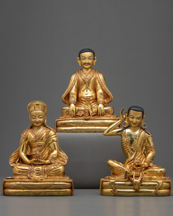 Milarepa Marpa Gampopa Set Statue