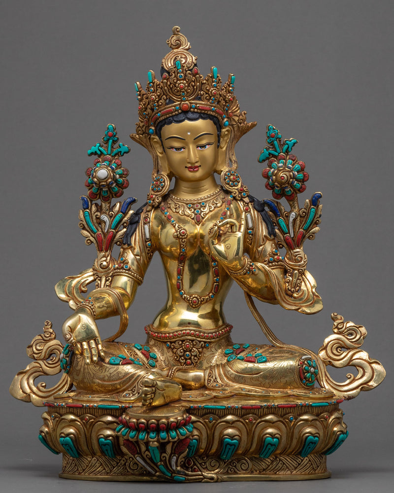 Green Tara Sculpture Nepal