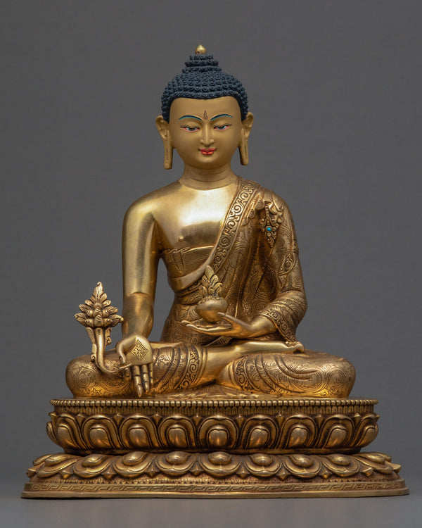 Medicine Buddha, healing Buddha Figurine