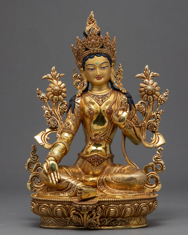 Green Tara Bodhisattva Statue