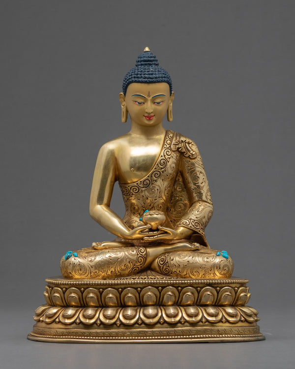 Handmade Amitabha Buddha Statue, Buddhist Deity