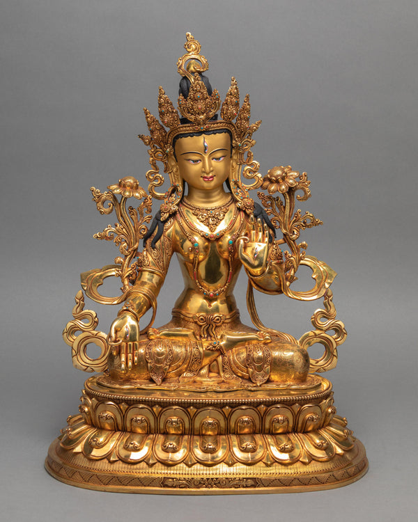 white tara statue